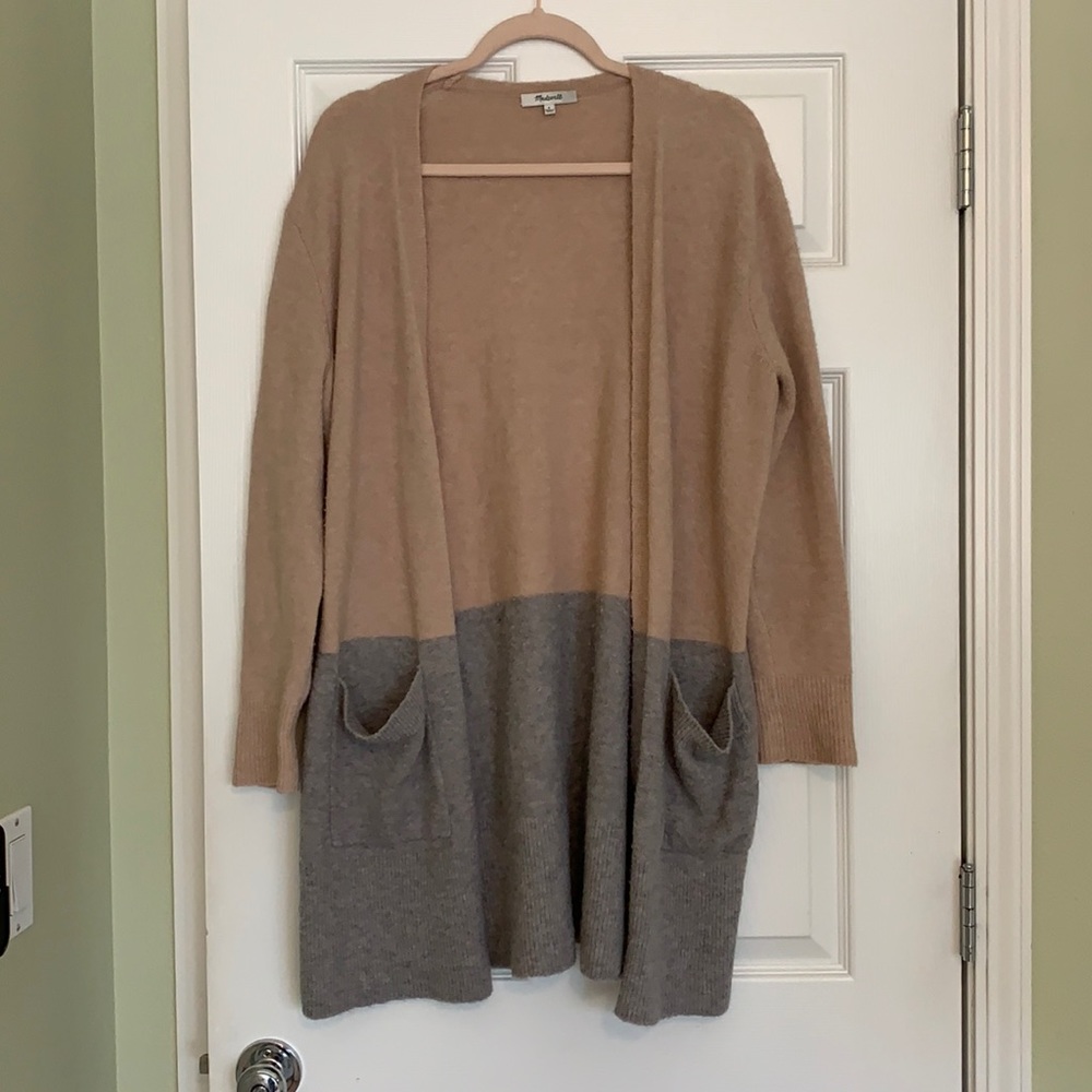 Madewell Kent Colorblock Cardigan